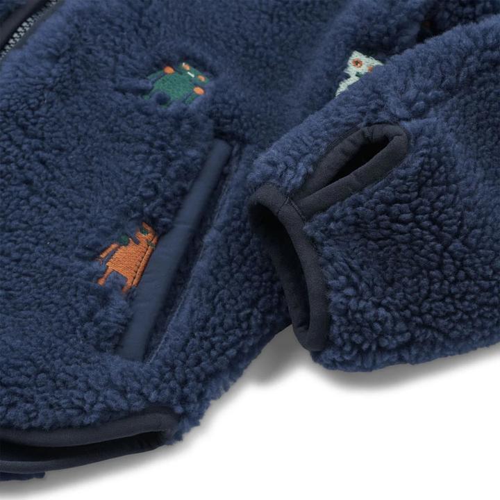Produktbild Liewood Fleecejacke Mara mit Kapuze Robots Indigo (122)