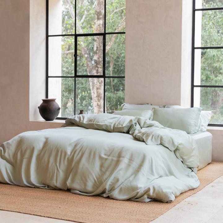 Produktbild Coco & Cici Tencel Bettbezug + Kissenbezug (Bettwäsche Set, 240 x 220 cm, 60 x 70 cm)