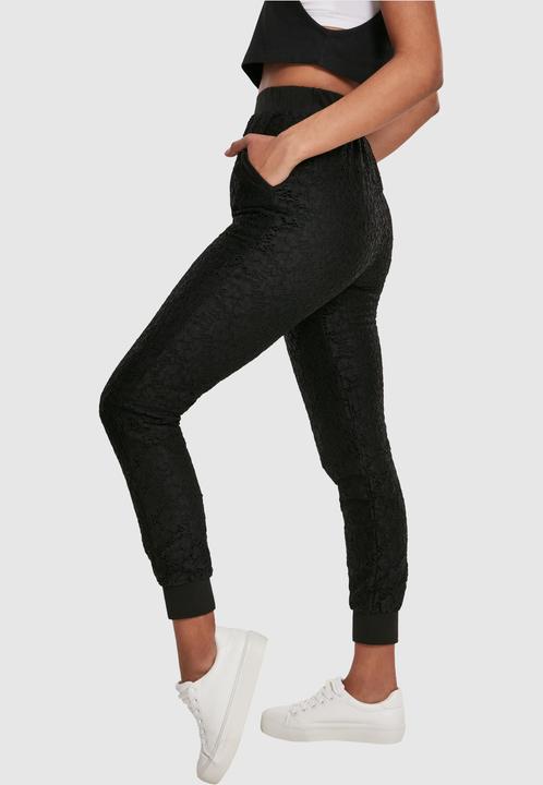 Image du produit Urban Classics Pantalon de jogging en jersey de dentelle pour dames (M)