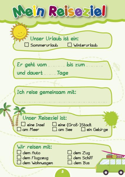Produktbild Mein Reise- und Ferientagebuch (Deutsch, 2016)