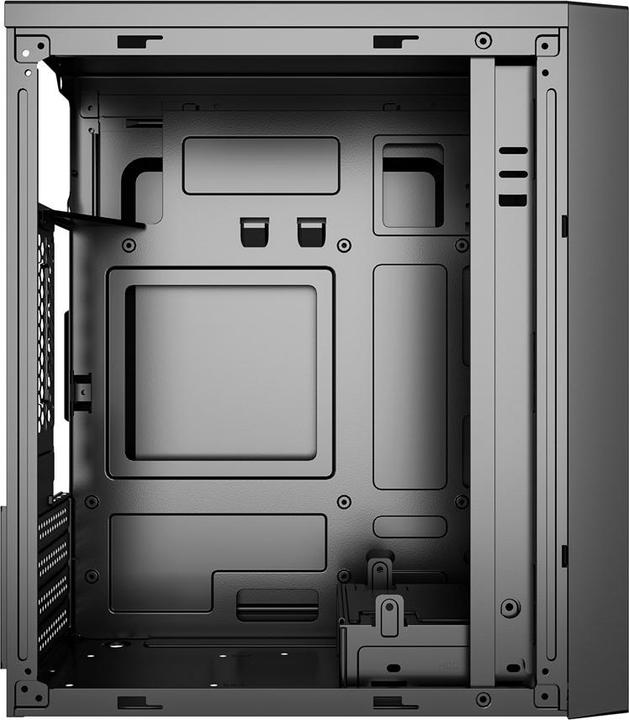 Actual product image Gembird Fornax K170 mATX computer case 2x USB 20 + 1x USB 30 + 1x USB type-C black (Mini-ATX)