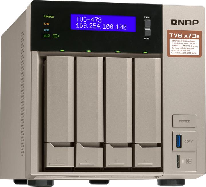 Image du produit QNAP Turbo TVS-473e (0 TB)
