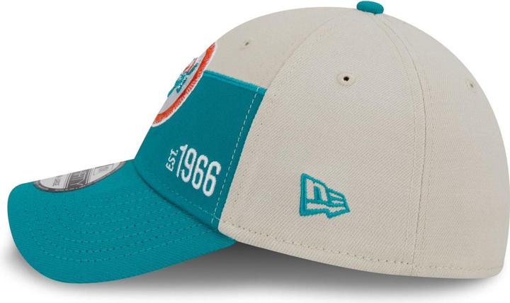 Actual product image New Era 39Thirty Cap - SIDELINE HISTORIC Miami Dolphins S/M (S, M)