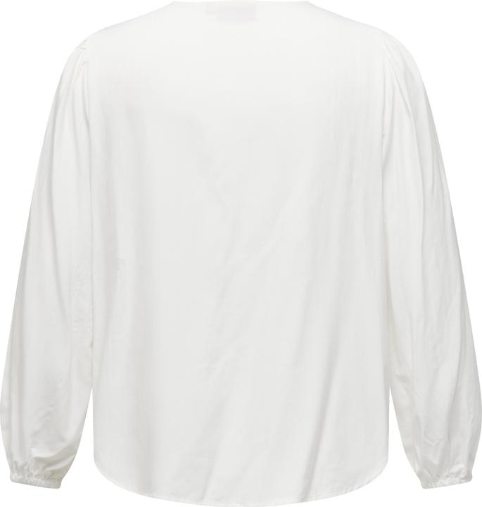 Produktbild Only Normal geschnitten V-Ausschnitt Elastische Bündchen Puffärmel Top Top (42)
