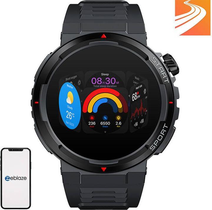 Produktbild Zeblaze Ares 3 Plus Smartwatch (Schwarz)