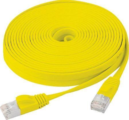 Produktbild Générique Cat6 RJ45 Flat patch cable U/FTP snagless yellow - 3 m (CAT6, 3 m)