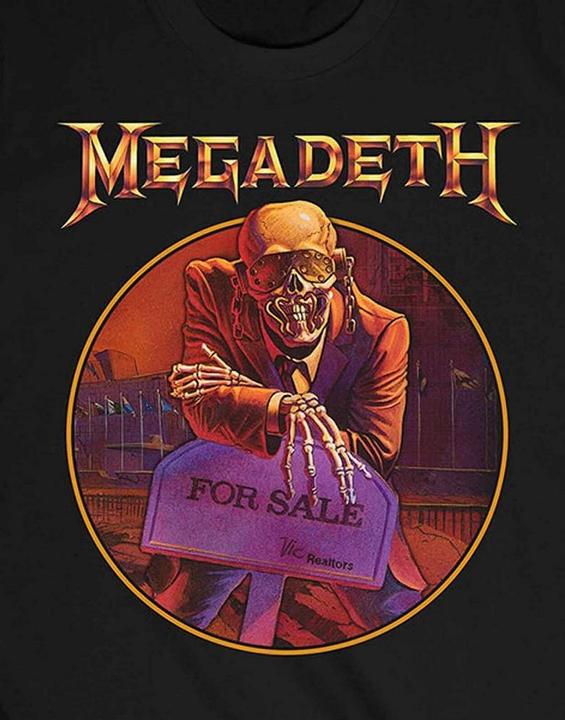 Actual product image Megadeth Peace Sells Track List TShirt (S)