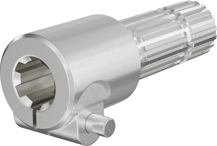 Produktbild Wiltec Zapfwelle 175mm Buchse Keilwellenaufnahme 1 3/8" Z6 für Ausgangswelle 1 3/4" Z20 (Traktorzubehör)