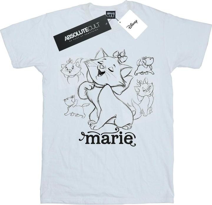Disney Marie Collage Sketch TShirt (S)