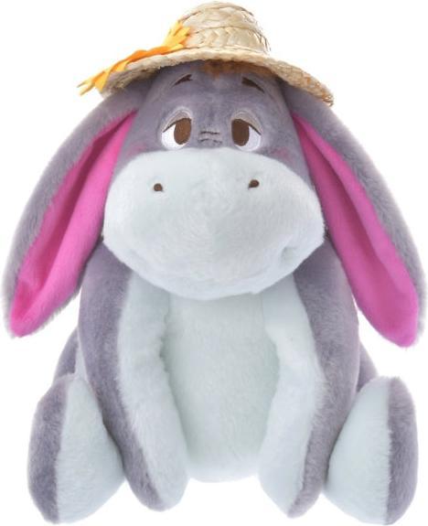 Actual product image Disney Eeyore soft toy with straw hat (20 cm)