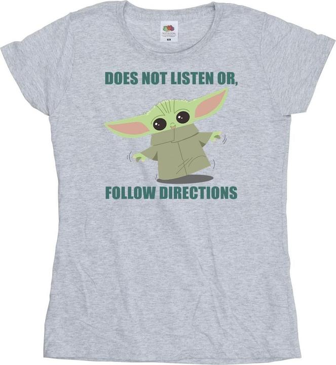 Star Wars The Mandalorian Grogu Does Not Listen TShirt (M)
