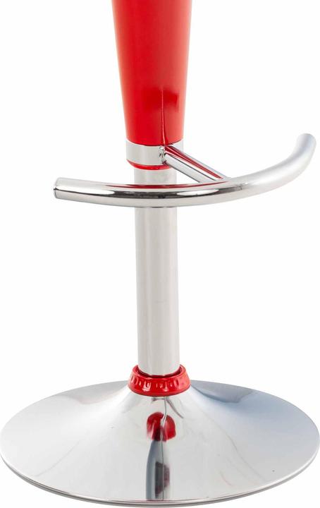 Produktbild CLP 2er Set Barhocker Saddle, rot