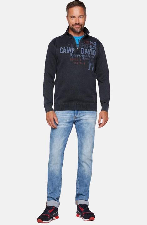 Produktbild Camp David Pullover Strickpullover Troyer (M)