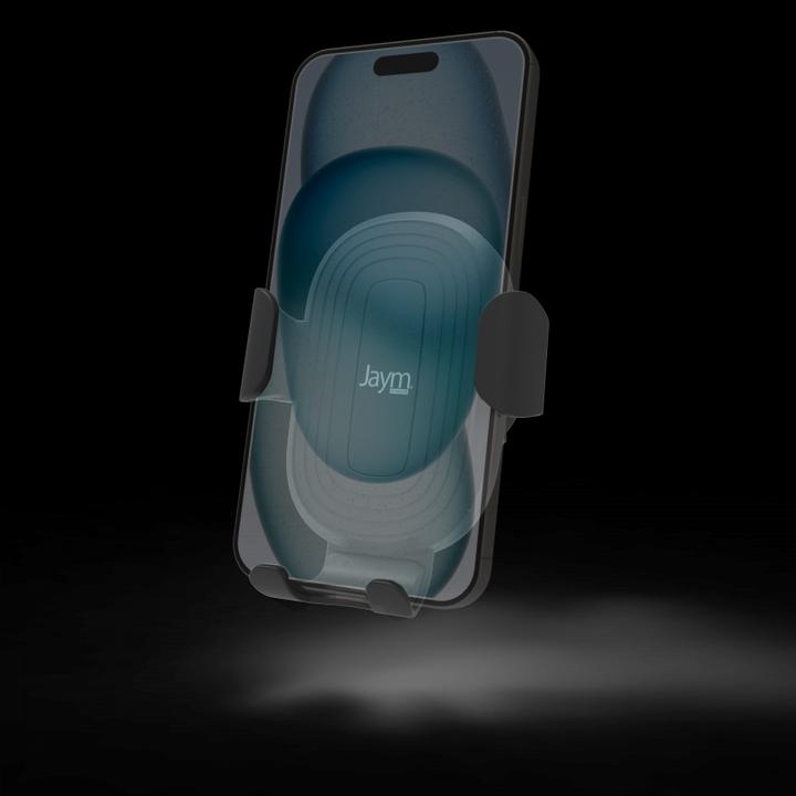 Produktbild Jaym Smartphone-Autohalterung mit 15W Induktionsladung und 2 Befestigungen