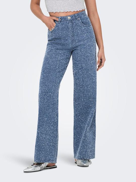 Immagine prodotto Only ONLAMAYA Hohe Taille Weiter Beinschnitt Jeans Jeans mit weitem Bein (W26/L32)