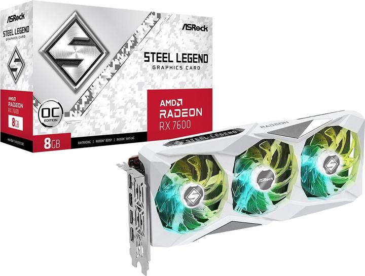 Image du produit AsRock RX 7600 Steel Legend OC (8 Go)