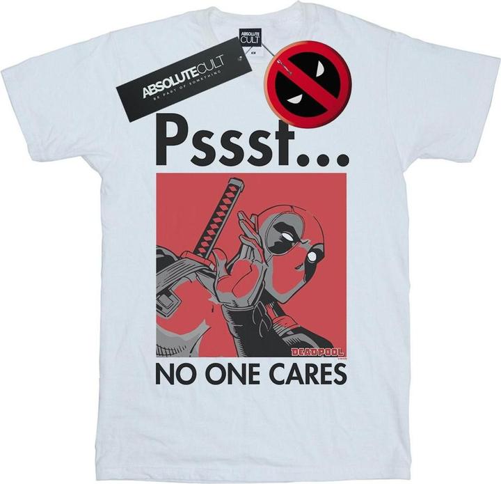 Deadpool No One Cares TShirt (4XL)