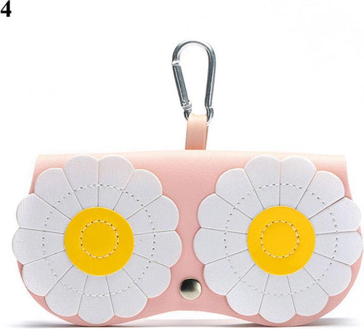 Only-Bags.Store Niedliche Eule Cartoon PU Leder Brillenetui - tragbare Brillenaufbewahrungstasche mit