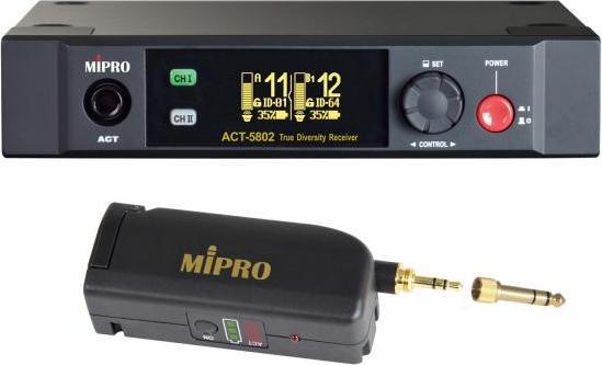 Produktbild Mipro ACT-5802 2-Kanal-Empfänger mit MT-58 Stecksender