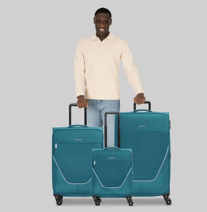Immagine prodotto Stratic taska 4-Rollen Kofferset 3tlg. mit Dehnfalte (233 l, XL (da 115l))