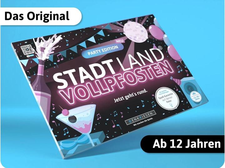 Produktbild Denkriesen Stadt Land Vollpfosten Party Edition (Deutsch)