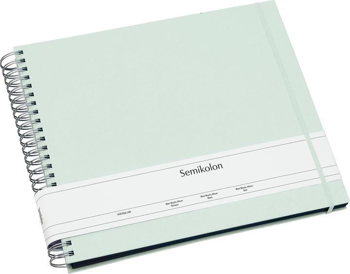 Semikolon Photo album Maxi Mucho 34.5 x 30 cm moss, black pages (10 x 15 cm, 9 x 13 cm)