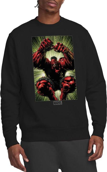Immagine prodotto Felpa Hulk Rosso Attacco Adulto Unisex (L)