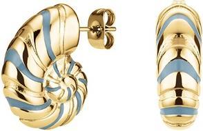 Rosefield Original gold-plated Shellura Essentials earrings JENEG-J821