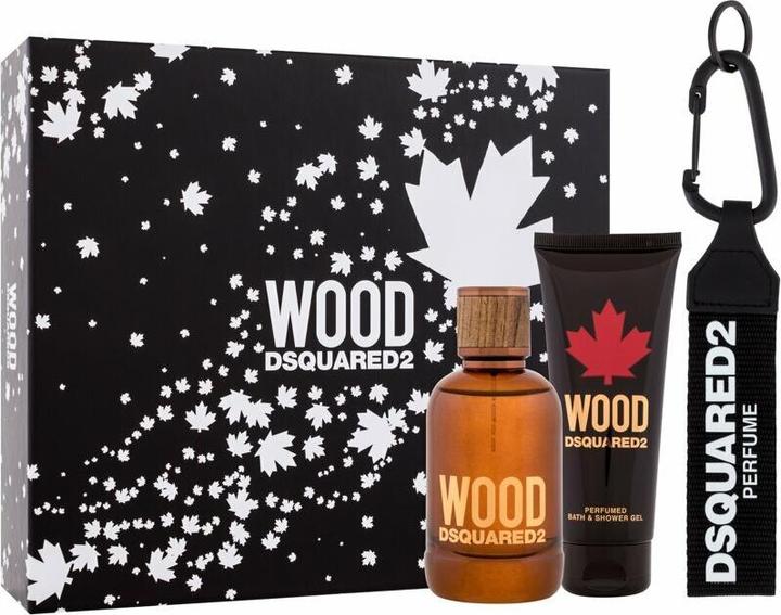 Actual product image Dsquared2 Christmas 2022 Eau de Toilette 100 / Bath & Shower Gel / Keyring (Eau de toilette, 100 ml)