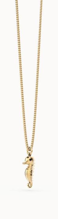Immagine prodotto MTM Collana con cavallo marino (Ottone, Oro 18 carati, 43 cm)