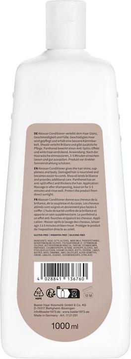 Image du produit Basler Aleosan lait de jument après-shampooing (1000 ml)