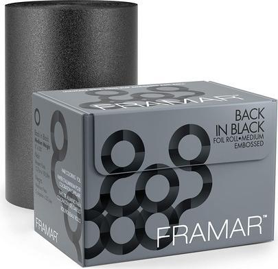 Framar Embossed Roll Medium Back in Black 320 ft.