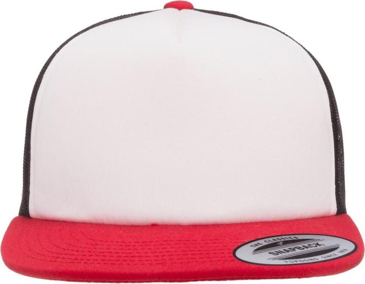 Produktbild Flexfit Schaumstoff Trucker Kappe Weisse Front (One Size)