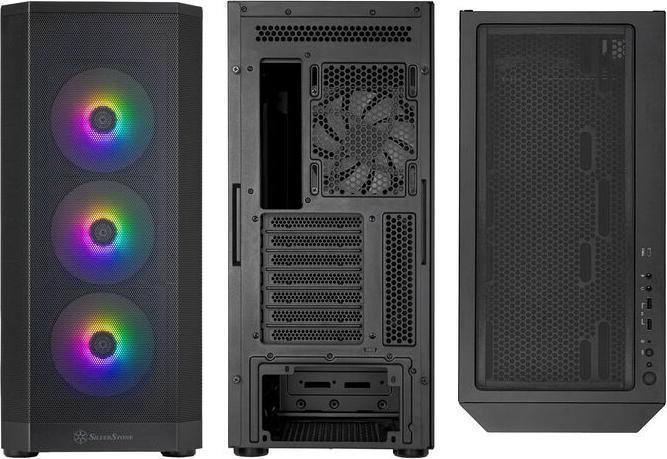 Actual product image Silverstone SST-FA514X-BG - FARA High Airflow ATX Mid-Tower gaming chassis with dual radiator suppor (mATX, Mini-ITX, ATX)