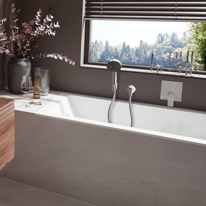 Produktbild hansgrohe HG Brauseset PULSIFY SELECT 105 3jet Relaxation Brauseschlauch 1600mm chrom (3 Strahlarten, 11.40 l/min)