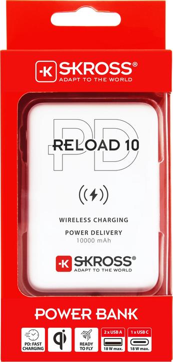 Actual product image Skross Reload 10 (10000 mAh, 18 W, 37 Wh)
