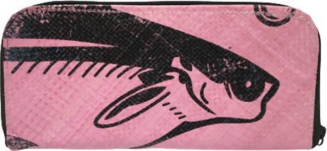Image du produit Bekos Upcycling - Portefeuille zippé en sacs de nourriture pour poissons recyclés rose