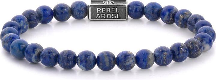 Immagine prodotto Rebel & Rose Bracciale Lapislazzuli RR-6S002-S-M Donna (16.50 cm, Acciaio inossidabile, Lapislazzuli)