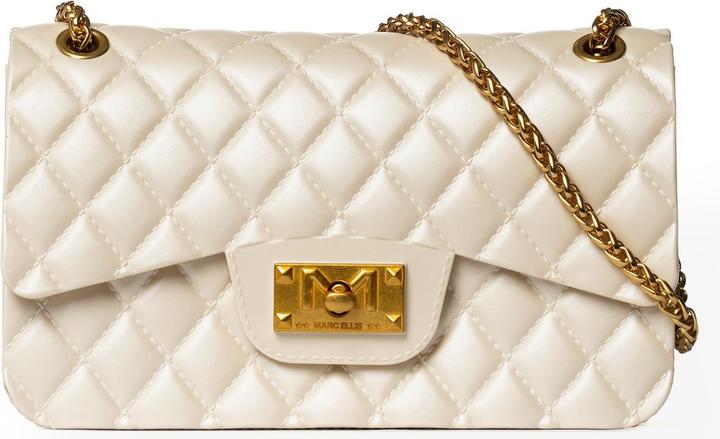 Produktbild Marc Ellis Damen Schultertasche - Modell Eterea Ultra - 100% Gummi - 23.5 X 14.5 X 9.5 Cm