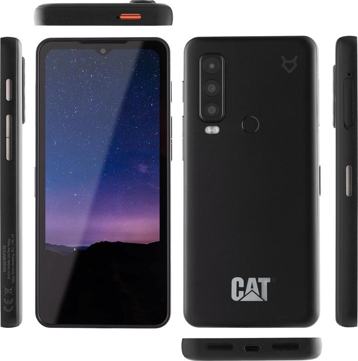 Actual product image Cat S75 (128 GB, Black, 6.58", Dual SIM, 50 Mpx, 5G)