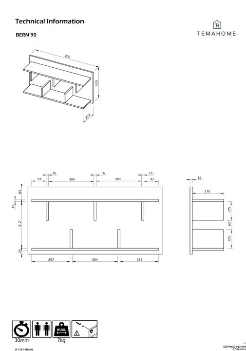 Temahome Berne (90 x 23 x 45 cm)