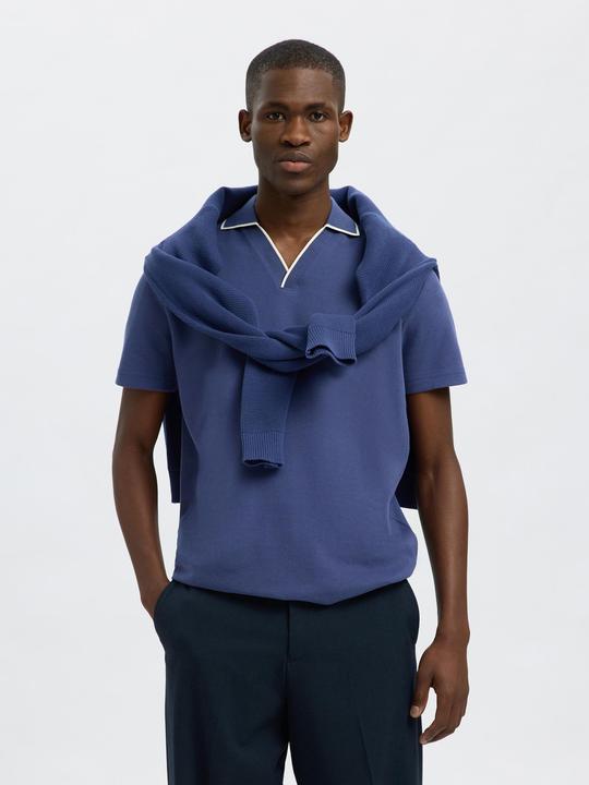 Actual product image Selected Homme Baumwollmix V-Ausschnitt Polo shirt (S)