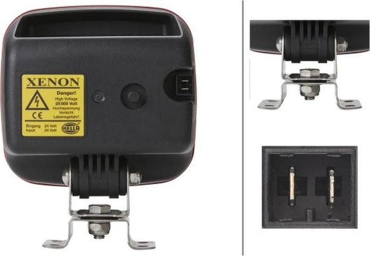 Actual product image Hella Xenon worklights AS 200 Close-range ground illumination