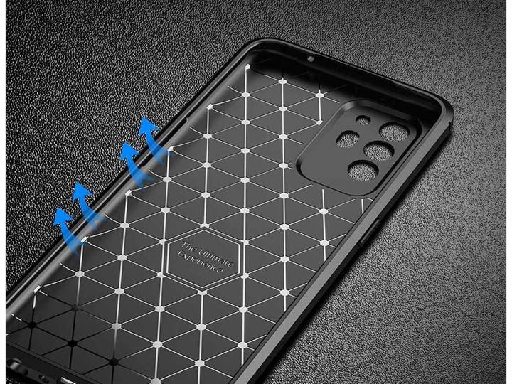 Productafbeelding Screenguard Oppo A94 5G Romp Carbon Design TPU Hoesje (Oppo A94 5G)