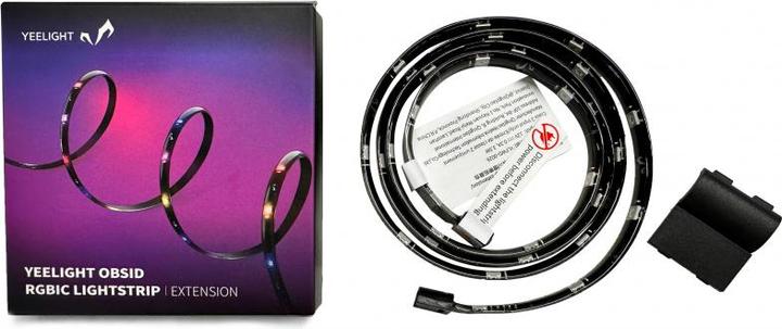 Actual product image Yeelight Light Strip Extension, 3.5W, OBSID RGBIC, 1m, black (100 cm, Indoor)