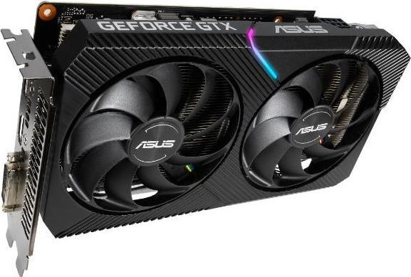 Actual product image ASUS GeForce DUAL GTX 1660S O6G MINI (6 GB)