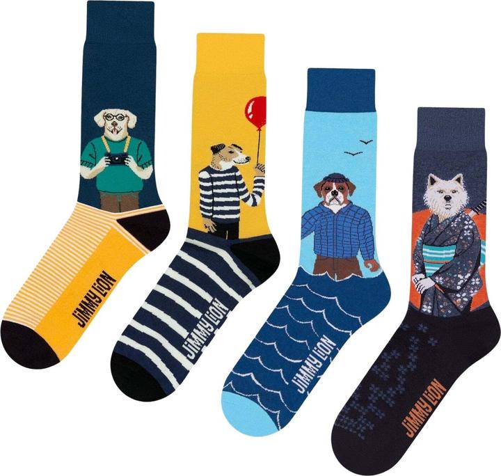 Jimmy Lion socken dog days (x4) (4er Pack, 36, 40)