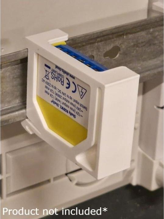 Light Solutions DIN rail adapter for Gen 1 devices (Shelly RGBW 2 and Shelly Dimmer 2)