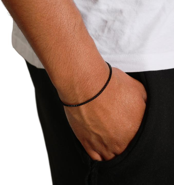 Actual product image Heideman Decus black colours (100% stainless steel)