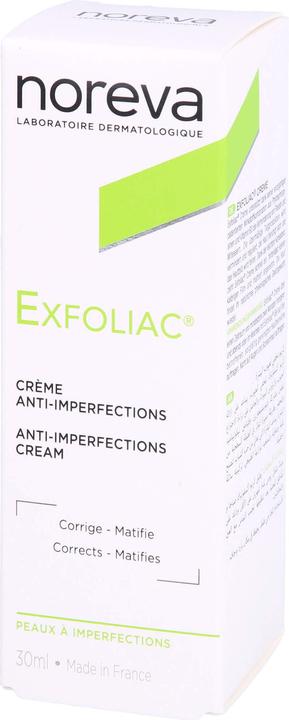 Actual product image Noreva Exfoliac cream against impure skin, 30 ml Cream (30 ml)